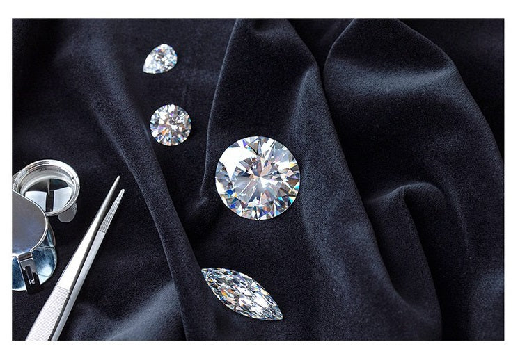 14K 18K Moissanite Excellent Cut GRA Certified Gold Hera Diamond One-Touch Gold Earrings