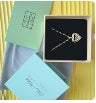 LILY 14K Gold Plated Love Heart Necklace — LOVE Zirconia Pendant | Romantic Gift