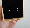14K Gold Plated Hoop Earrings, Sophisticated Design, Daily Wear, LK05