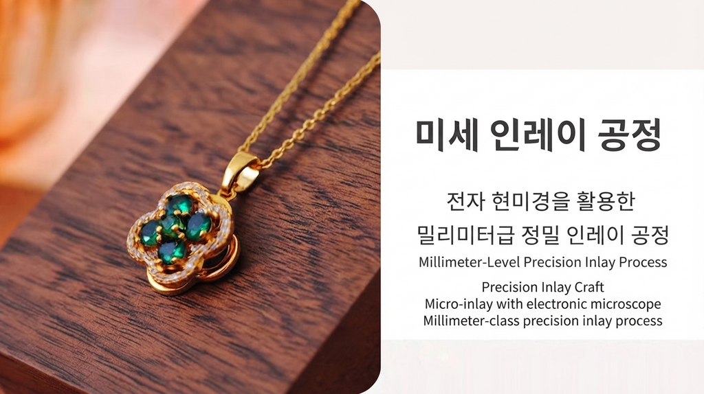 LILY 18K Gold Plated Clover Necklace — Lucky Zirconia Pendant | Gift for Her
