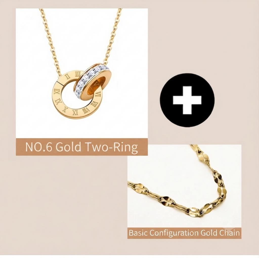 LILY 18K Gold Plated Four Leaf Clover Anklet — 1+1 Set Women's Layered Jewelry