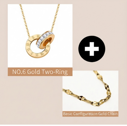 18K Gold Plated Four Leaf Clover Anklet Set — 1+1